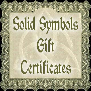 Solid Symbols - Gift Certificates Solid Symbols - Gift Certificates